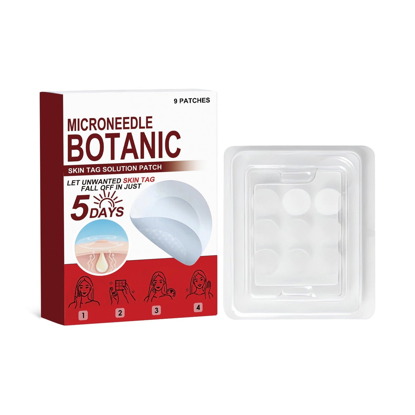 Painless Skin Tag & Wart Removal Patches