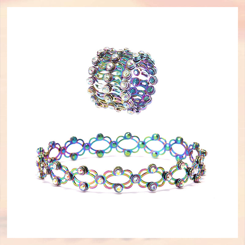 Vikbart infällbart ringarmband