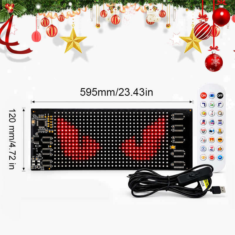 🌀Smart App-Controlled Christmas LED Pixel Display