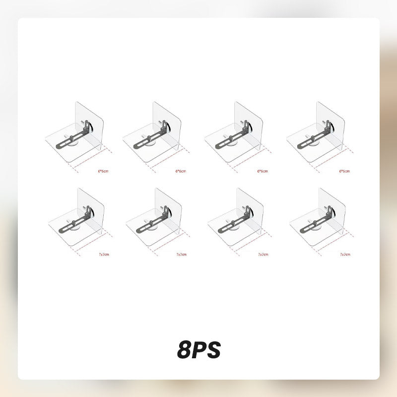 Infästningsverktyg för tippskydd för skåp utan borrhål