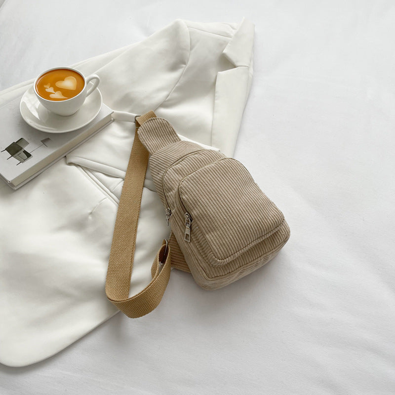 Enkel Enfärgad Crossbody-Väska