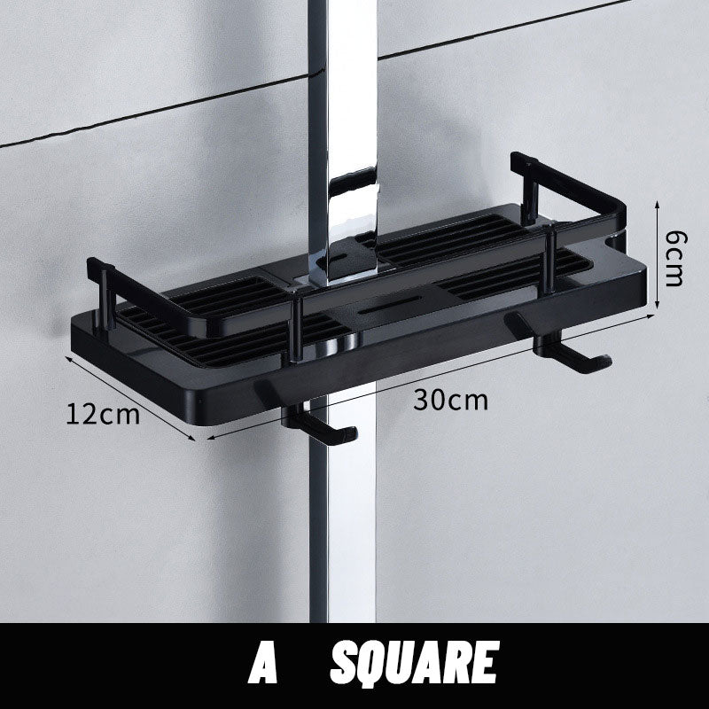 Hållare för stansfri bricka för badrum