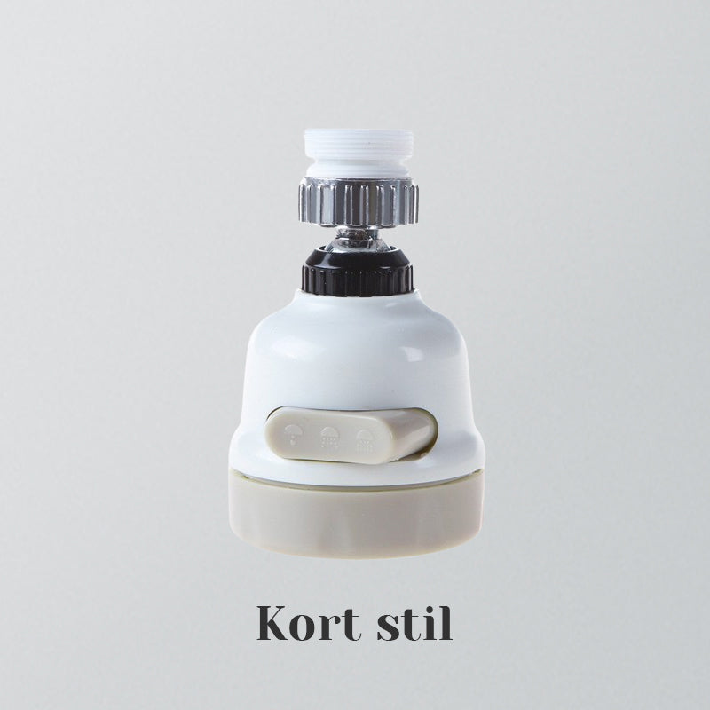 Kökskran förlängningsmunstycke med stänkskydd