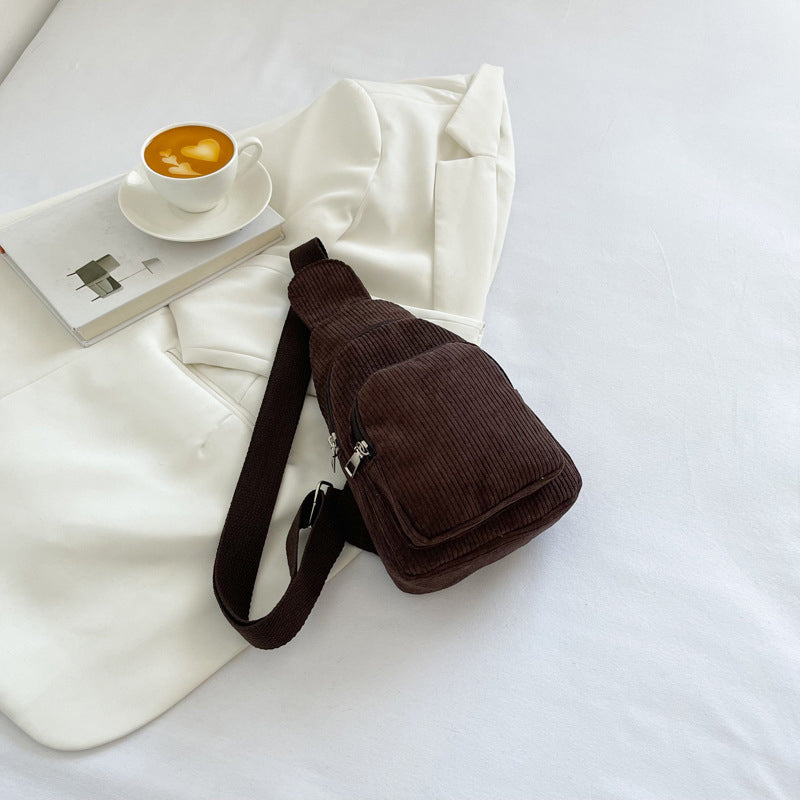 Enkel Enfärgad Crossbody-Väska