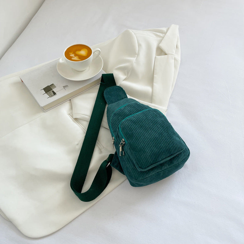 Enkel Enfärgad Crossbody-Väska