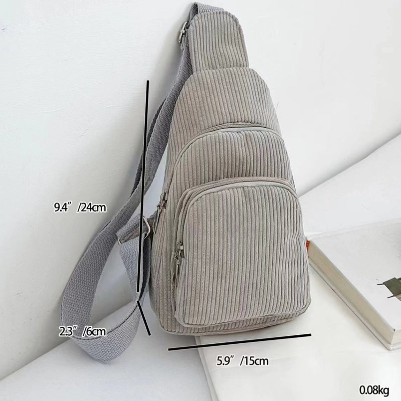 Enkel Enfärgad Crossbody-Väska