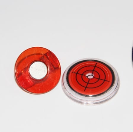 đ„(Golftrainer) Golfbollsmarkör Rund keps Clip Mark med vattenpassfunktion