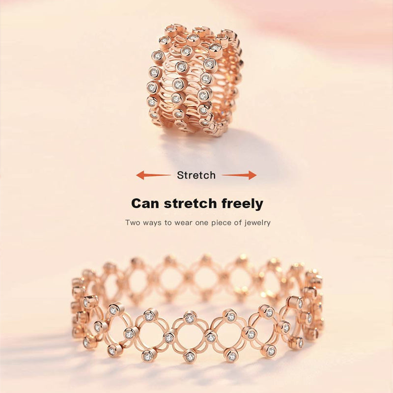 Vikbart infällbart ringarmband