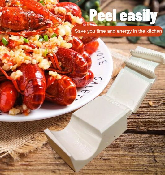 Verktyg för att skala kokta räkstjärtar