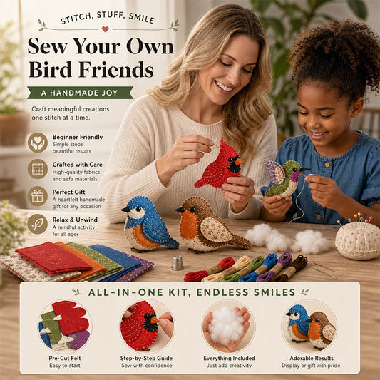 DIY Fabric Animal Craft Kit – Creative Handmade Art