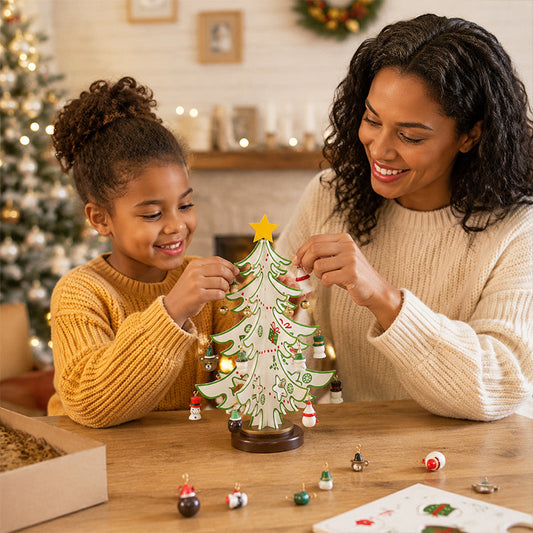 🎄 DIY Wooden Christmas Tree Ornament