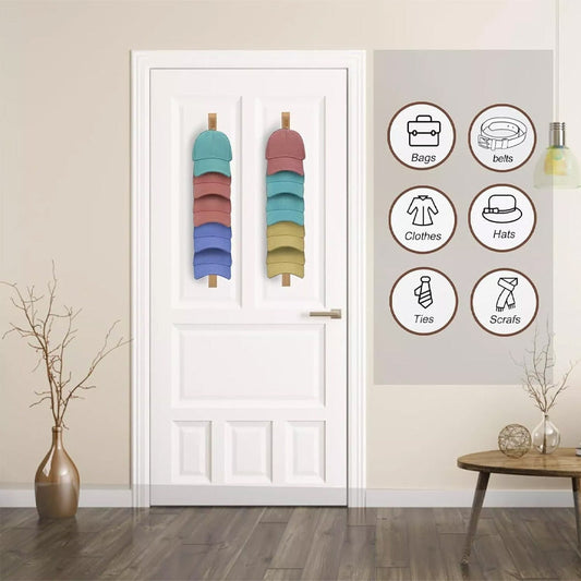 🔥Sista dagen 49% rabatt 🔥Trä basebollkeps vertikal hattstativ