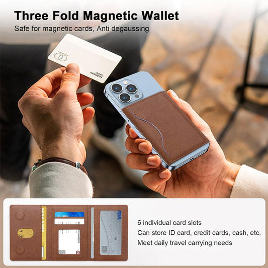 Magnetisk plånbok för mobiltelefoner