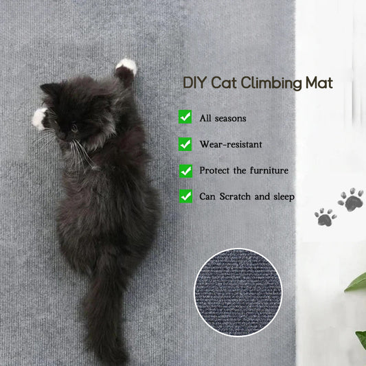 DIY klättermatta för katter