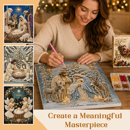 💎Nativity Scene Diamond Painting Kit | Jesus Christ Christmas Faith Art Decor