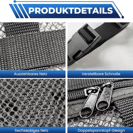 Hängande förvaringsväska i nät för biltak