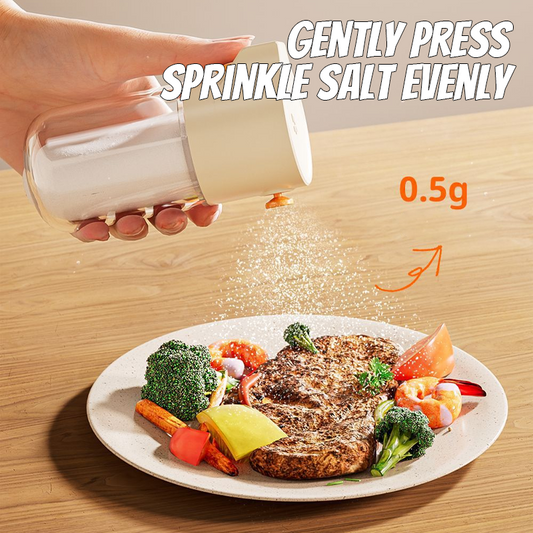 Köksmätade och förseglade kryddflaskor