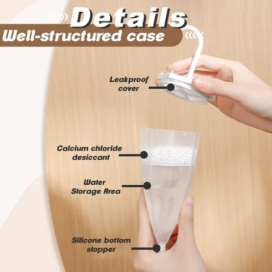 Återanvändbart miniparaply som absorberar fukt