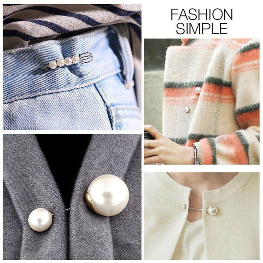 Pärlbrosch Kläddekoration Clips