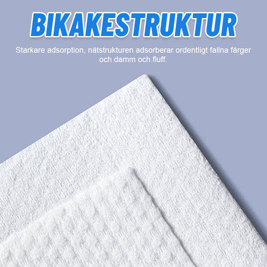 Färguppsugande tvättlappar för blandad tvätt i tvättmaskin