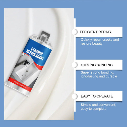 Multifunktionell gel för reparation av sprickor i kakel och sten