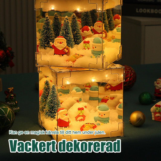 DIY Julkub Nattlampa Materialpaket