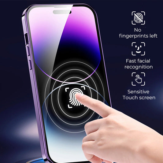 Anti-Peep-Kort Magnetiskt Mobiltelefonfodral