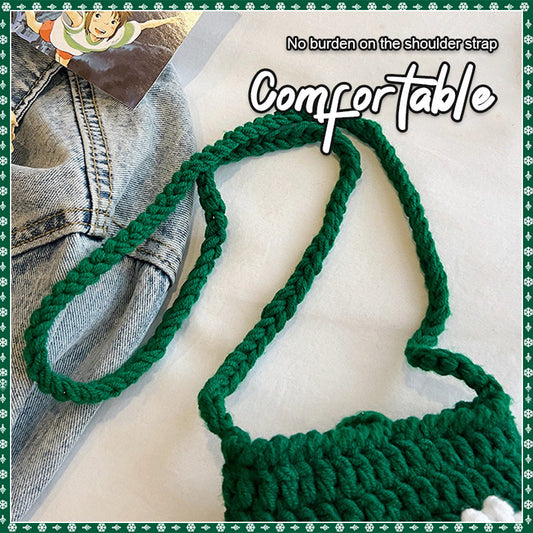 Julig virkad telefonväska