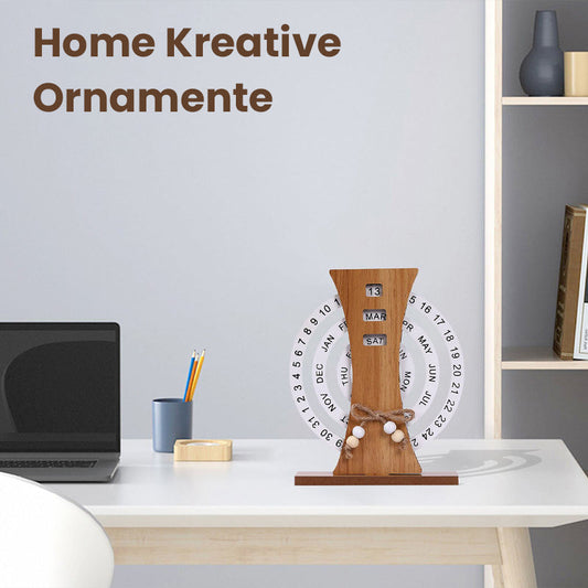Kreativ kalender av trä