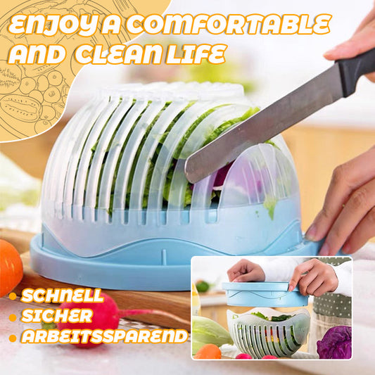 Salladsskärarskål-🛒 Gör salladsberedningen till ett nöje!