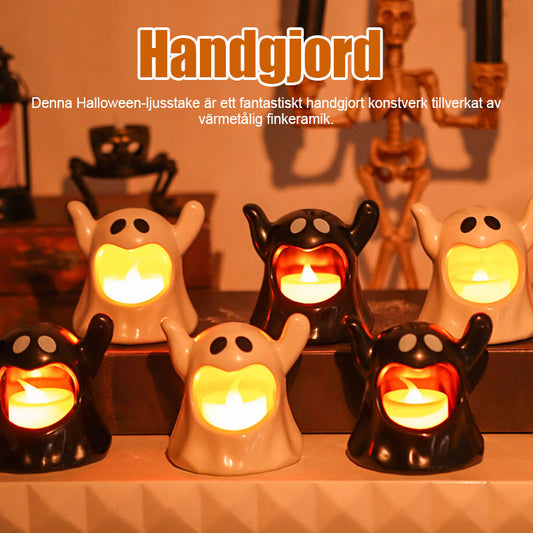 Halloween Dekoration Led Elektronisk Svart Och Vitt Spökljus