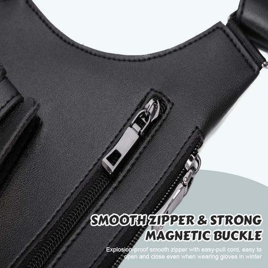 Retro ryggsäck med axelremsväska