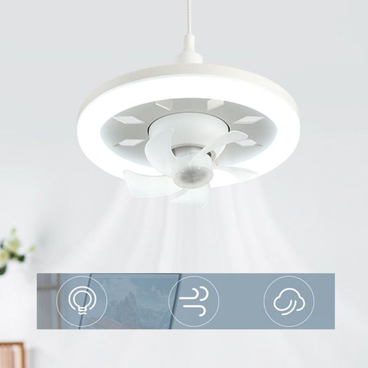 360-graders roterande LED-fläktlampa