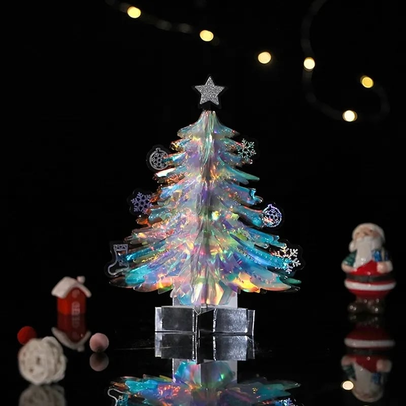 Julgran 3D pop-up-kort
