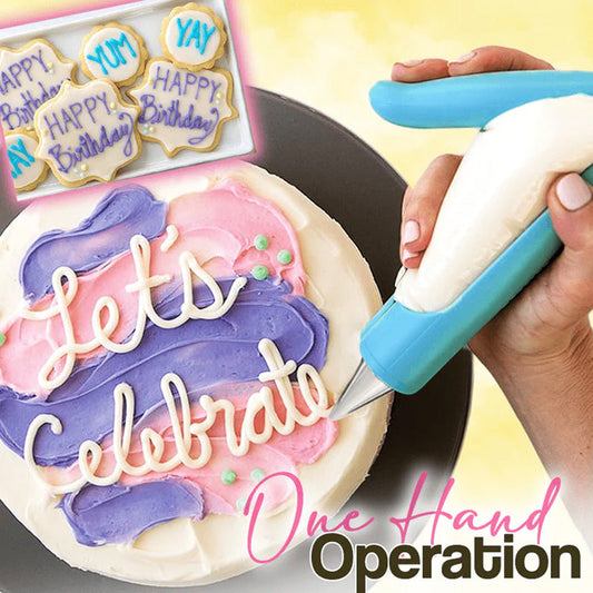 Tårtdekorerande rörpenna verktyg och munstycke set