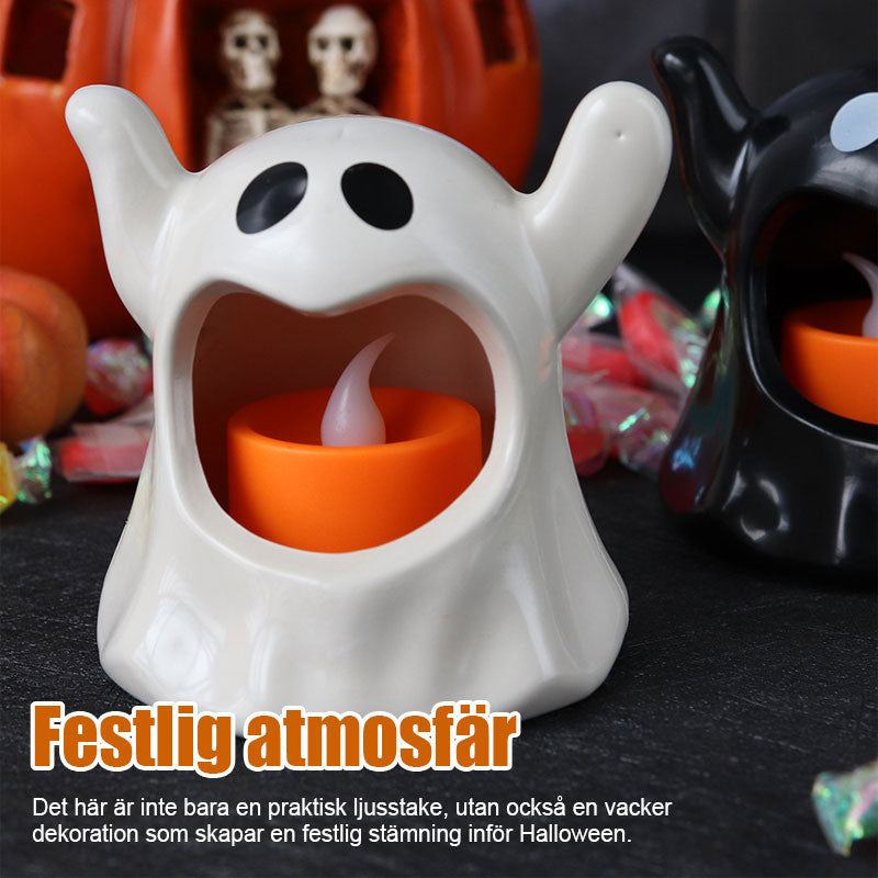 Halloween Dekoration Led Elektronisk Svart Och Vitt Spökljus