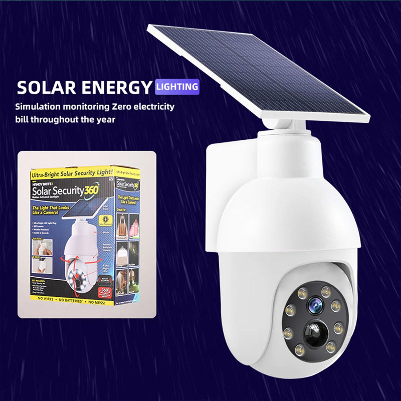 ⏰Last day sale 49% rabatt - Solcellsdriven övervakningskamera