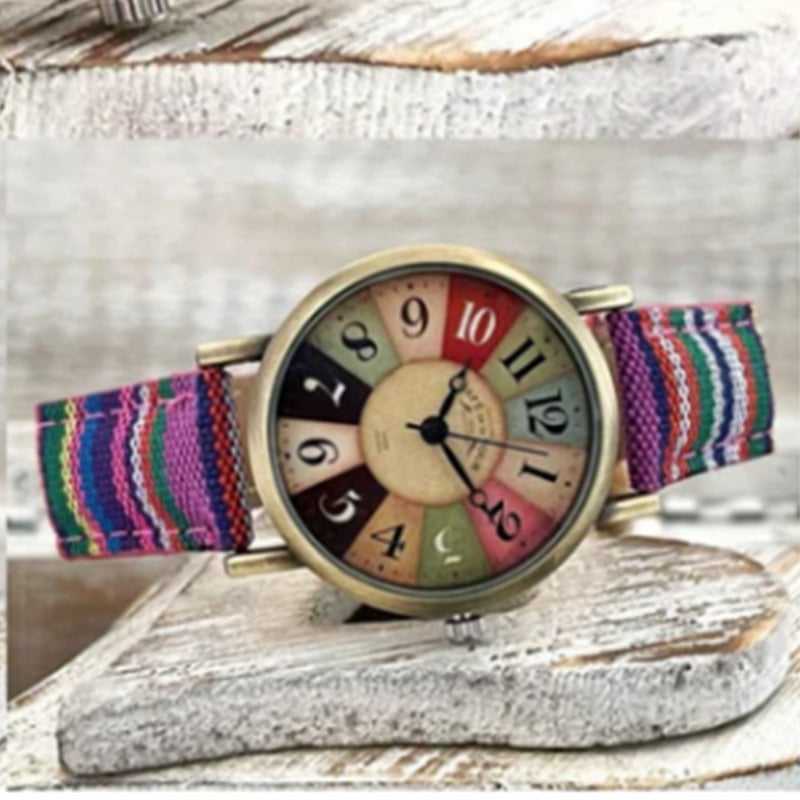 Boho hippie steampunk klocka đŻđ„