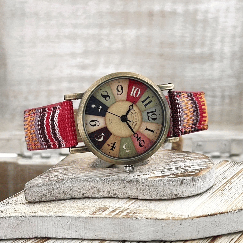 Boho hippie steampunk klocka đŻđ„