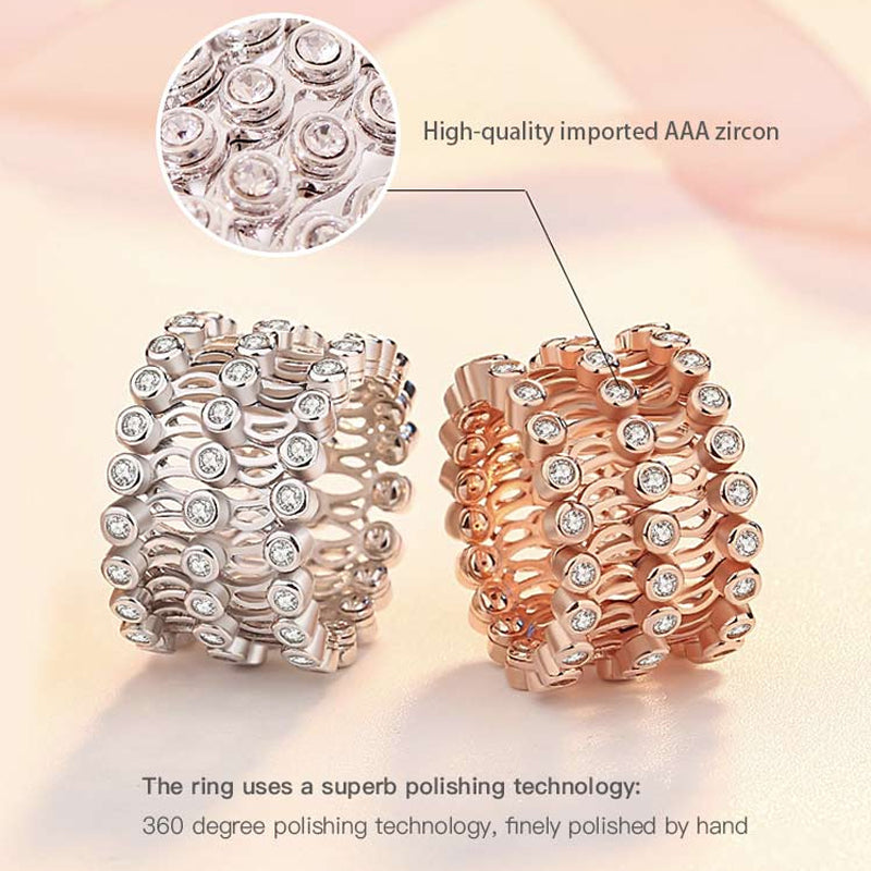 Vikbart infällbart ringarmband