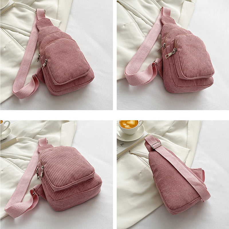 Enkel Enfärgad Crossbody-Väska
