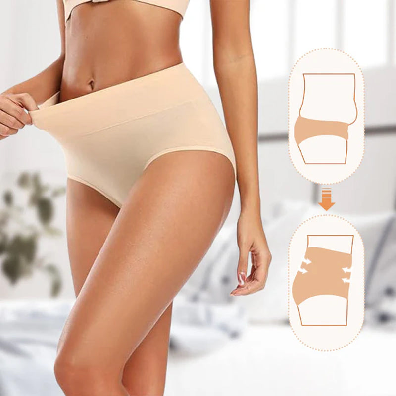 Ligh Waist bomullsunderkläder för kvinnor