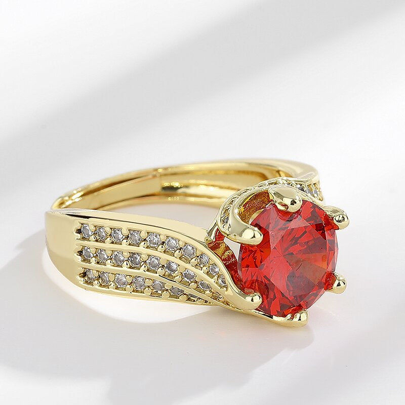 3 carat superglittrande elegant vintage damring