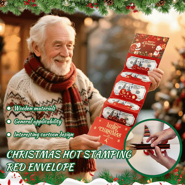 đ Christmas Cash Envelope with Money Clip