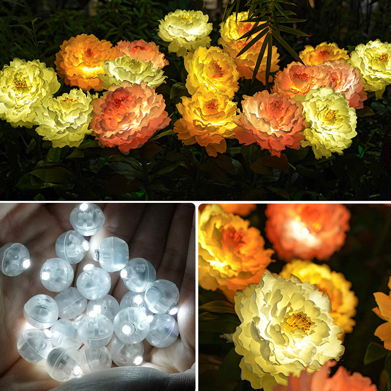LED-lampa för färgglada blommor