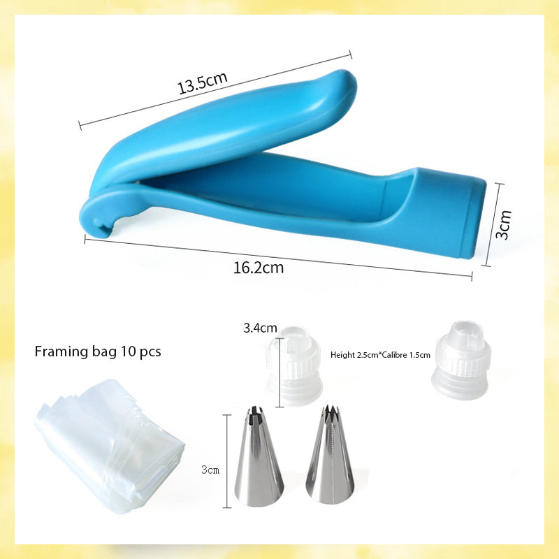 Tårtdekorerande rörpenna verktyg och munstycke set