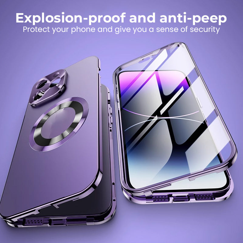Anti-Peep-Kort Magnetiskt Mobiltelefonfodral