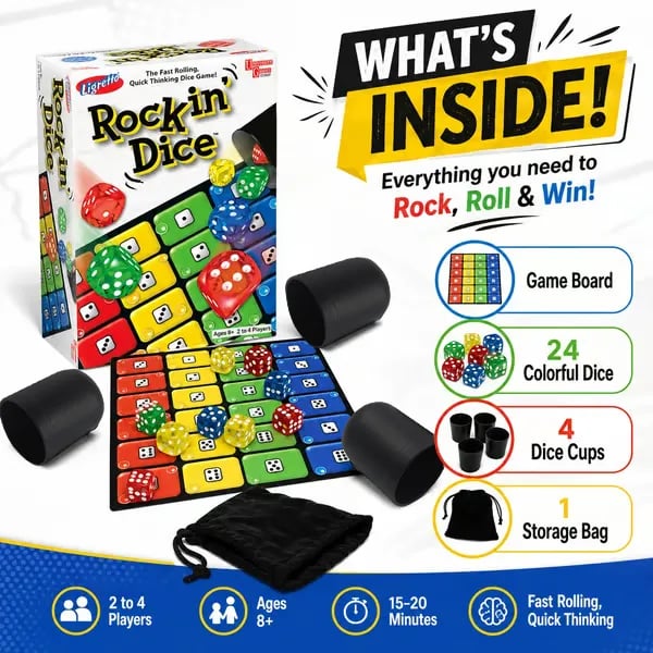 š²Fast-Paced Family Dice Game ā Roll, Race & Win! š„