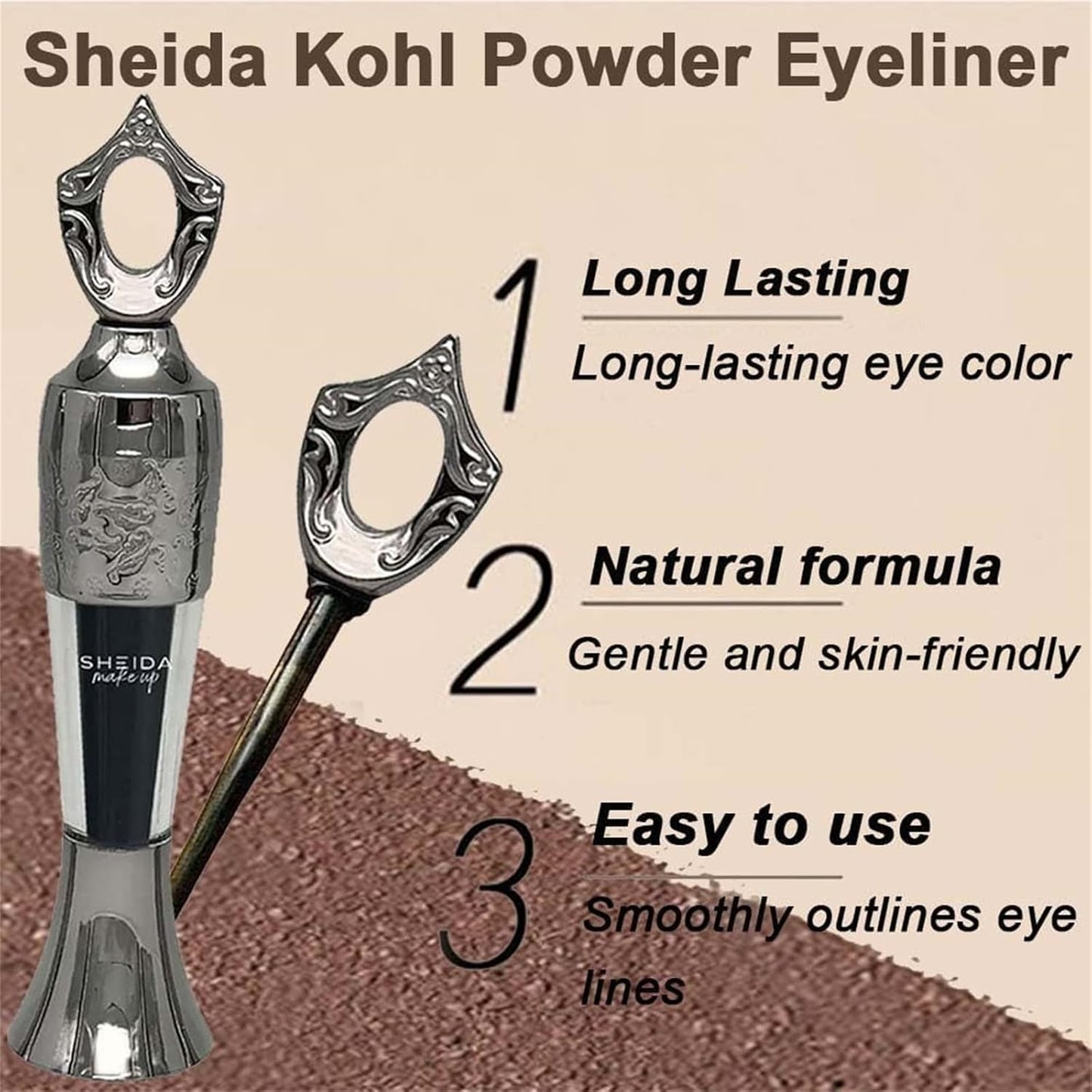 100% naturlig handgjord eyeliner