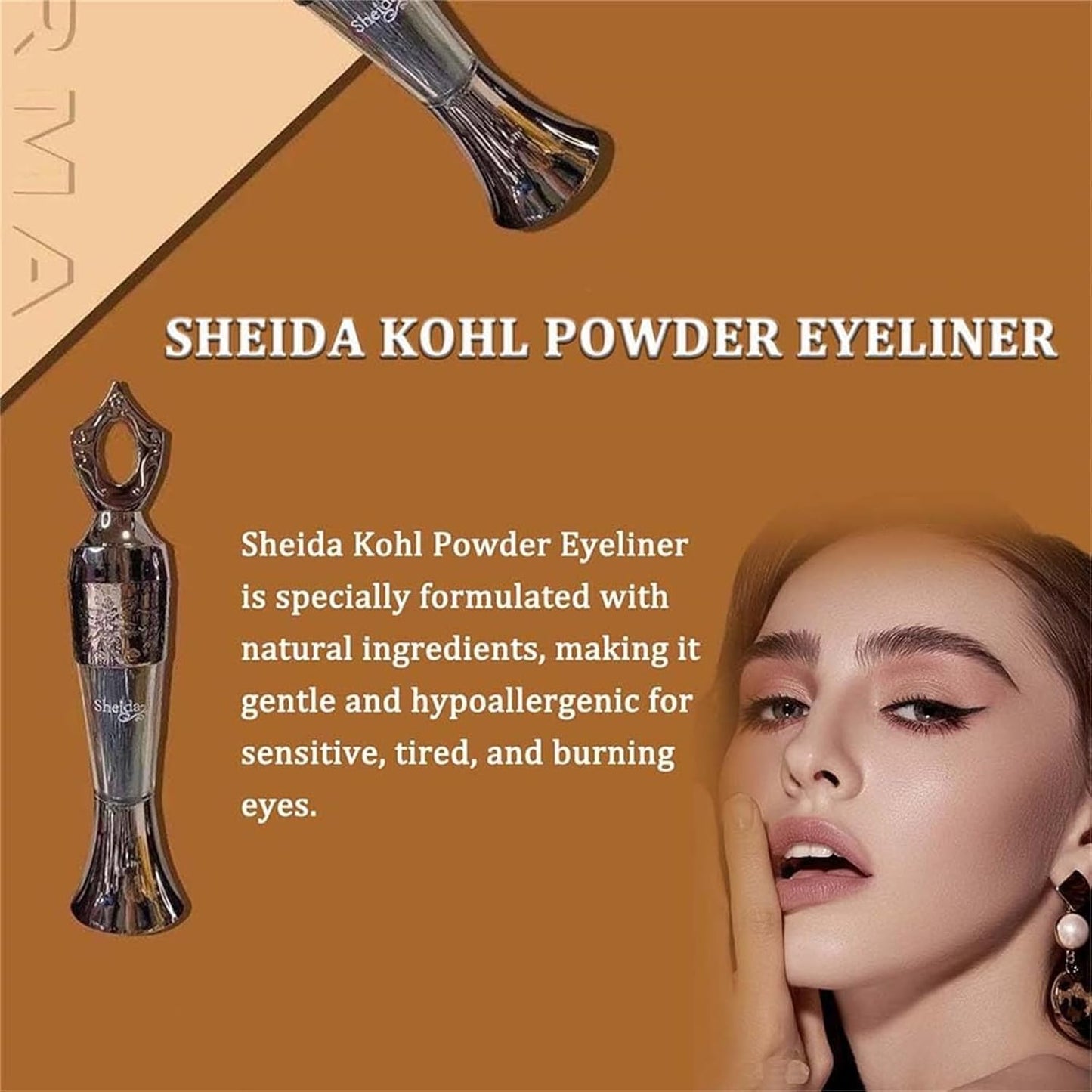 100% naturlig handgjord eyeliner